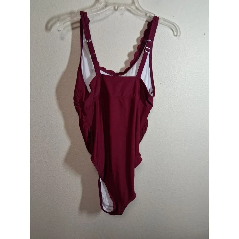 NWT Charmo 1 Piece Swimsuit Summer Beach Pool Vacation Purple Size XL